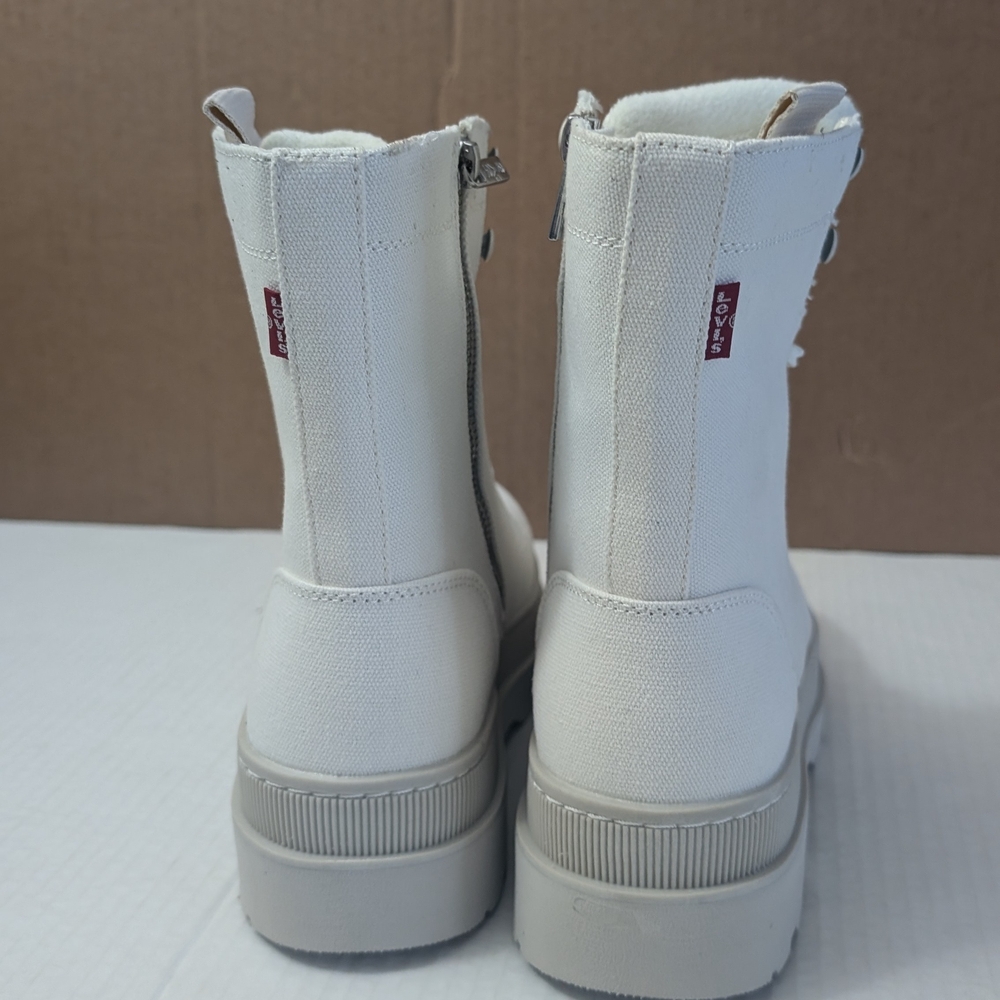 Levi's Womens Eliana Neo Canvas Fashion Platform Boot Size 8 NWOT - Picture 4 of 7